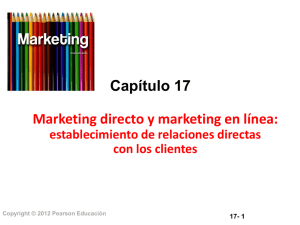 Capítulo 17 Marketing directo y marketing en línea: