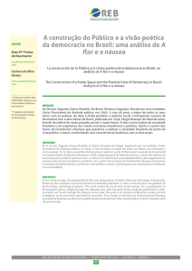 A construção do Público e a visão poética da democracia no Brasil