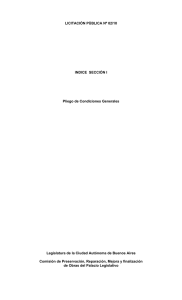 licitacion publica nº 01/10 - Legislatura de la Ciudad Autónoma de