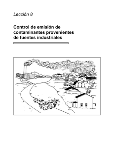 Lección 8 Control de emisión de contaminantes provenientes de