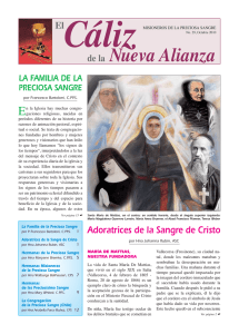 de la Nueva Alianza - Missionaries of the Precious Blood