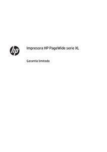 Impresora HP PageWide serie XL Garantía limitada