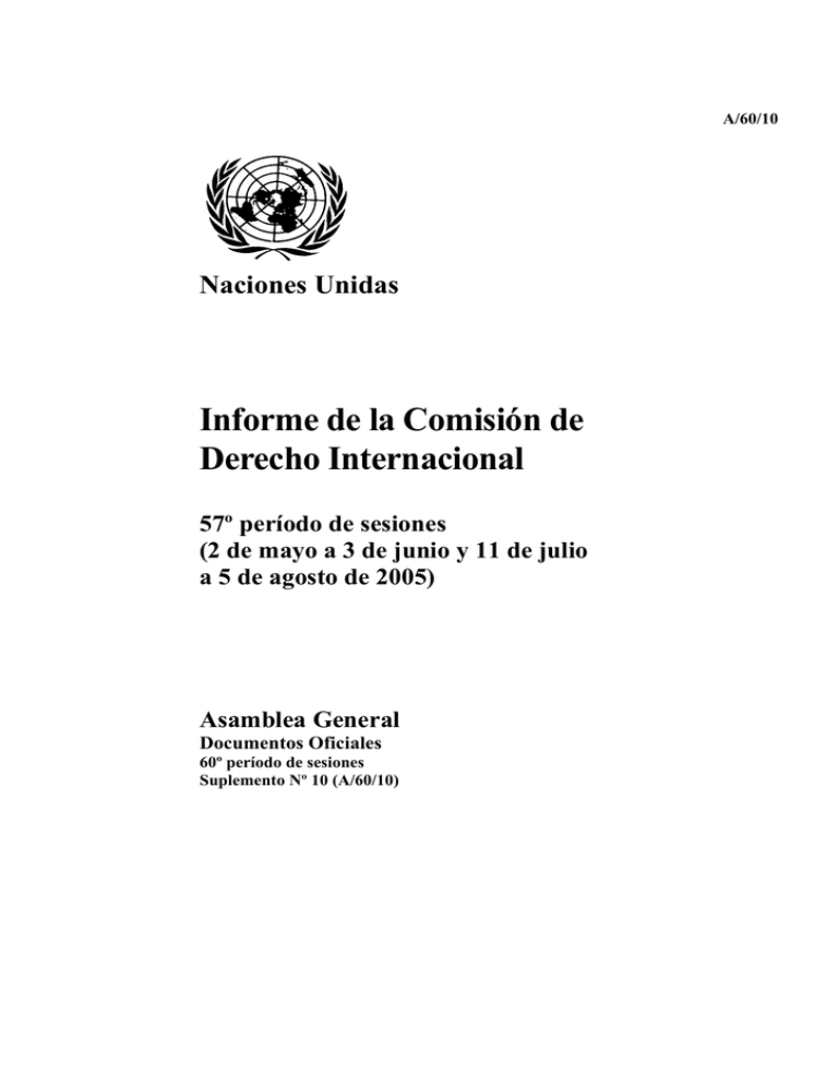 Informe De La Comisión De Derecho Internacional