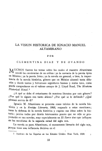 AnalesIIE22, UNAM, 1954. La visión histórica de Ignacio Manuel