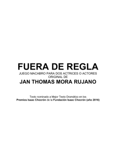 fuera de regla - Jan Thomas Mora Rujano
