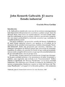 John Kenneth Galbraith: El nuevo Estado industrial
