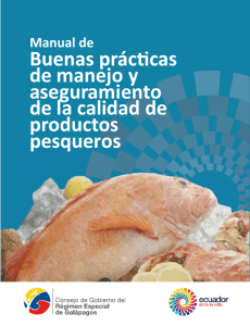 de manejo y aseguramiento de la calidad de productos pesqueros
