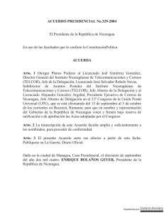 Acuerdo Presidencial No. 329-2004