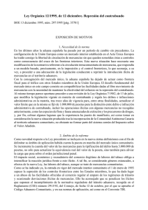 Ley Orgánica 12/1995, de 12 diciembre. Represión del contrabando