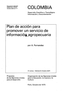 Plan de acción para promover un servicio de información