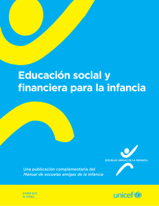 Educación social y financiera para la infancia