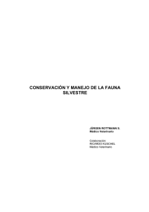 CONSERVACIÓN Y MANEJO DE LA FAUNA SILVESTRE - U