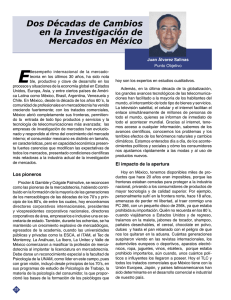 Dos Décadas de Cambios en la Investigación de Mercados en México