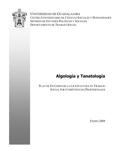 Algología y Tanatología