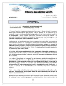 Informe Económico CGERA – Junio 2015