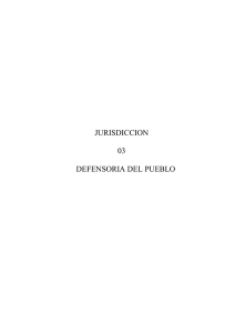 JURISDICCION 03 DEFENSORIA DEL PUEBLO