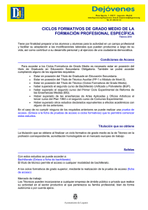 Ciclo Formativo de Grado Medio >>PDF