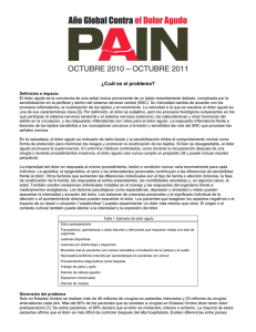 ¿Cuál es el problema? - International Association for the Study of Pain