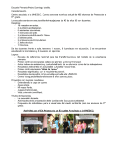 Escuela Primaria Pedro Domingo Murillo. Caracterización. Centro
