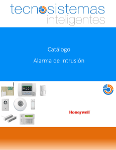 Catálogo Alarma de Intrusión