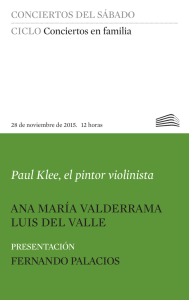 Paul Klee, el pintor violinista