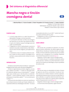 Mancha negra o tinción cromógena dental (PDF Available)