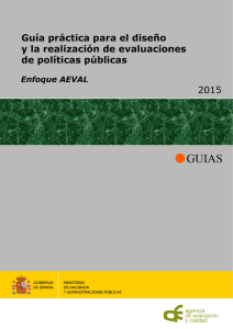 La evaluación de las políticas públicas