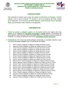 Convocatoria - Instituto de la Judicatura Federal