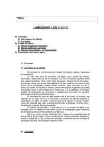 Tema 4. Las cosas y los bienes