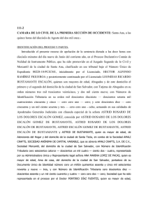 111-2 CAMARA DE LO CIVIL DE LA PRIMERA SECCIÓN DE