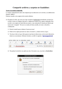 Compartir archivos y carpetas en Guadalinex