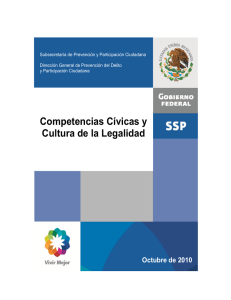 Competencias Cívicas y Cultura de la Legalidad