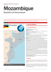 Ficha país Mozambique - Ministerio de Asuntos Exteriores y de