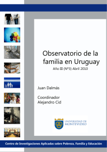 Observatorio de la Familia en Uruguay Año III, Nº1 (2010)