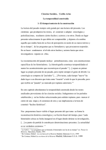 La temporalidad construida - Facultad de Derecho | Universidad de