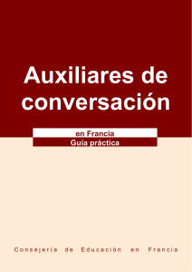 guia del auxiliar de conversación en francia