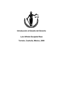 Introducción al Estudio del Derecho Luis Alfredo Escajeda