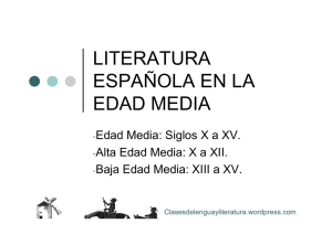 literatura española en la edad media