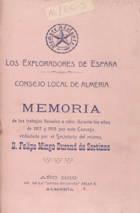 memoria - Biblioteca Virtual de Andalucía