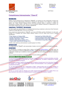 Competiciones NO OFICIALES de nivel Internacional. - 2016