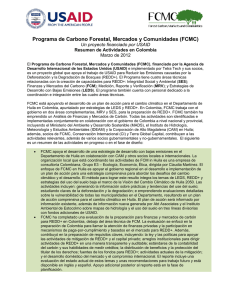 Programa de Carbono Forestal, Mercados y Comunidades (FCMC)