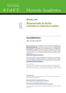 Repensando la lucha armada en America Latina