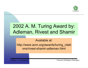 Conferencia Premio Turing 2002