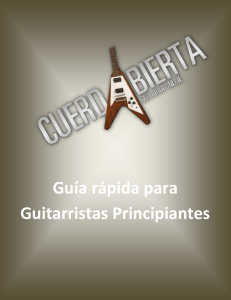Guía rápida para Guitarristas Principiantes