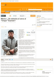 México: ¿Se estrecha el cerco al "Chapo" Guzmán?