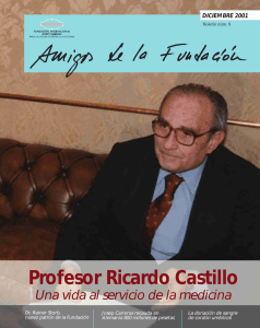 Profesor Ricardo Castillo - Fundación Josep Carreras