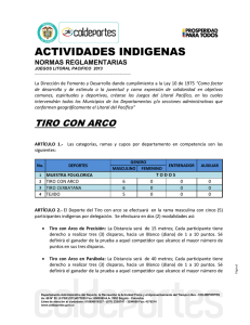 Reglamento Actividades Indigenas Juegos Litoral Pacifico 2013