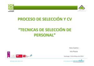 proceso de selección y cv - Fundación Galicia Europa