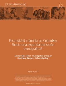 FECUNDIDAD Y FAMILIA EN COLOMBIA