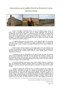 Conversaciones con mi Apellido: Nieto III en Hérmedes de Cerrato